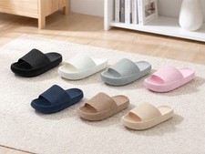 Pillow Slippers for Women Men Extra Soft Cloud Slides Non-Slip Open Toe