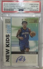 Paolo Banchero Rookie Chronicles New Kids On The Court Auto /10  Autograph Psa10