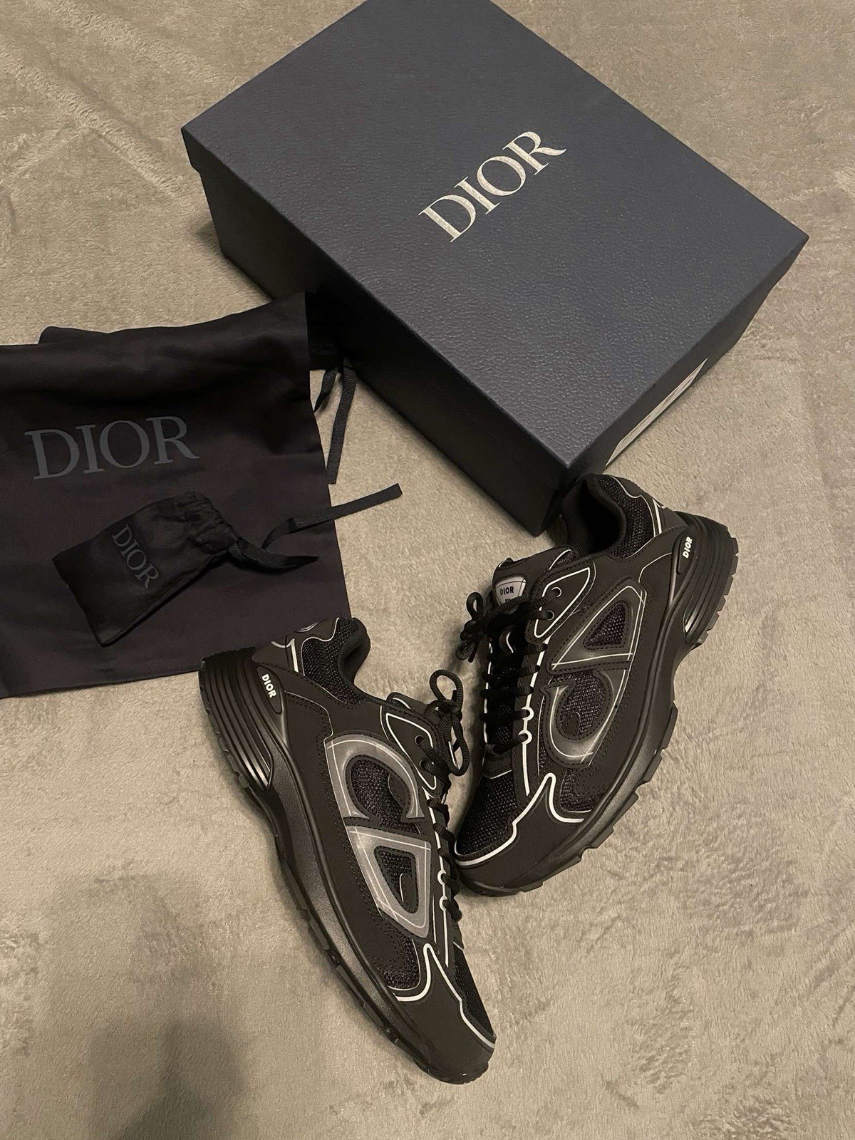 Christian Dior B30 Men's Sneakers Black