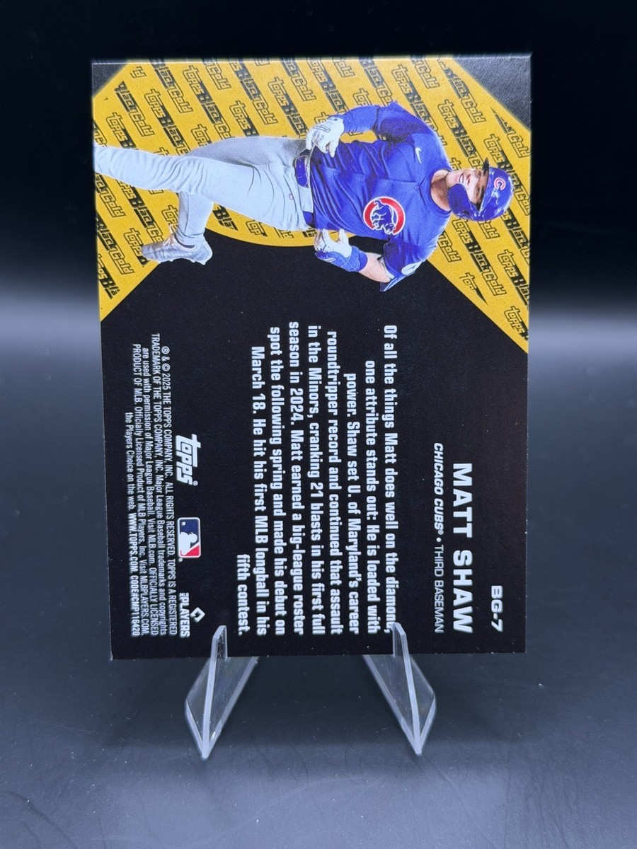 1of1 Matt Shaw Topps 2025 インサート 2025 Topps All Star Game #57 Matt Shaw | eBay