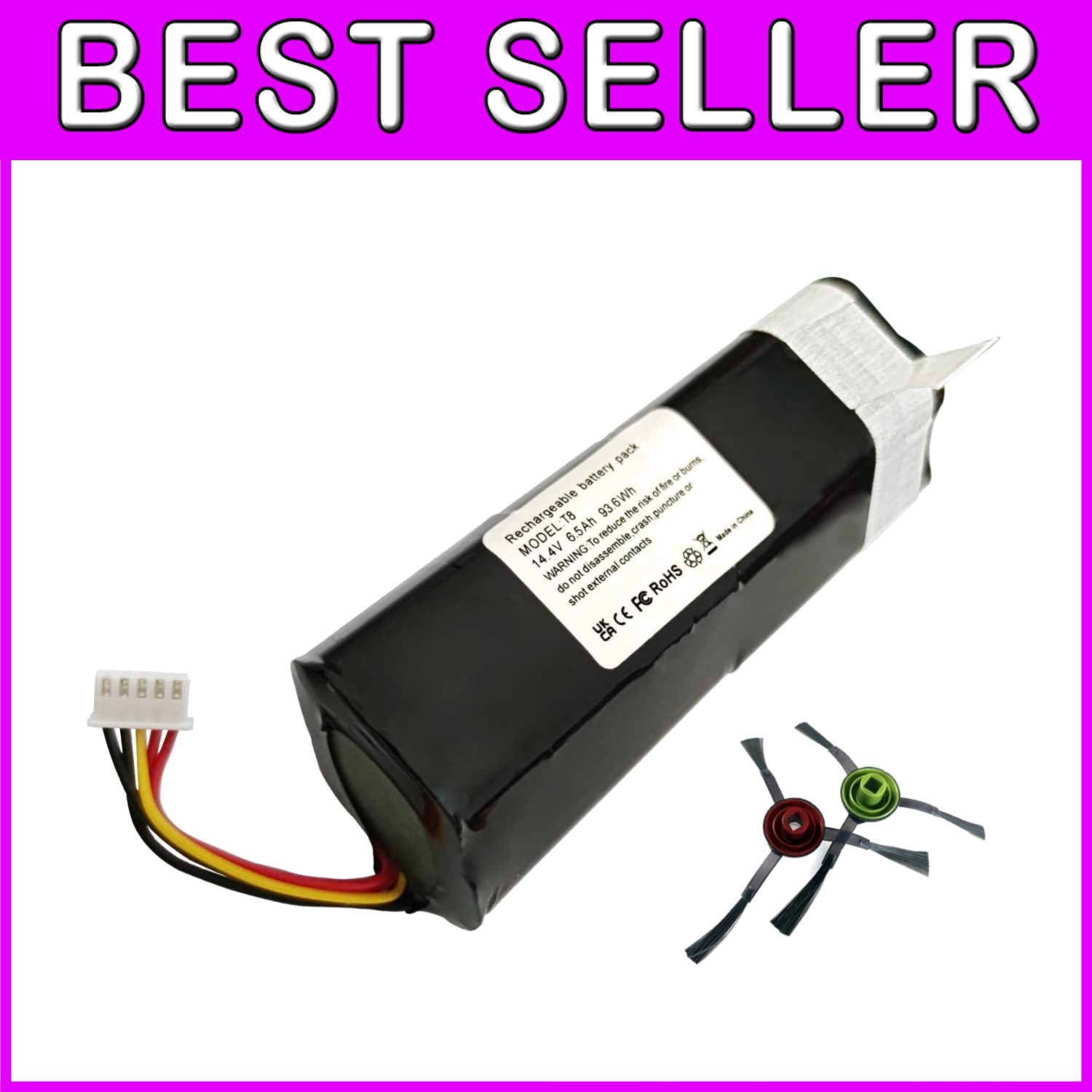 Safe & High-Quality Replacement Battery for Robotic Vacuums