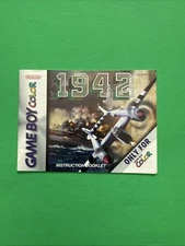 Capcom 1942  Nintendo Game Boy Color Instruction Booklet Manual Only