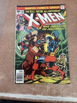 X-men #102 If Colossus Should Fall Who Shall Stop The Juggernaut Marvel 1976