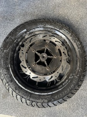  GENUINE SYM JET X 125CC FRONT WHEEL GREAT TYRE  2022-2024 FREE UK POSTAGE 