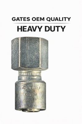 Gates Hydraulic Hose Fitting Female Swivel 3/4  (-12) Crimp End Heavy Duty