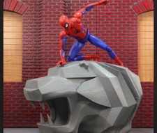 Marvel Spiderman Into the Spiderverse Lion Gargoyle Diaroma piece 1:12 