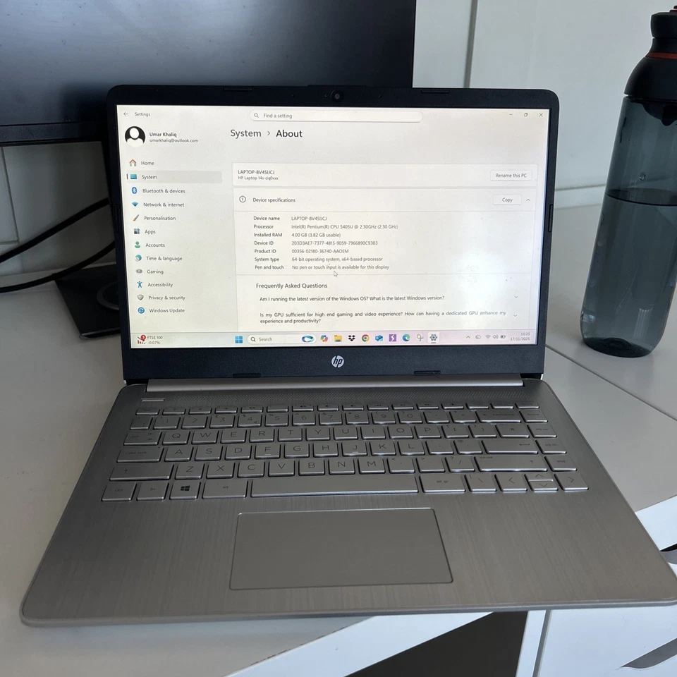 HP 14s-dq0xxx 14in Pentium - Image 2 of 4