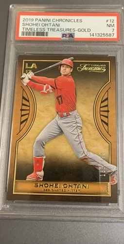 2019 Panini Chronicles Shohei Ohtani #12 /199 PSA 7