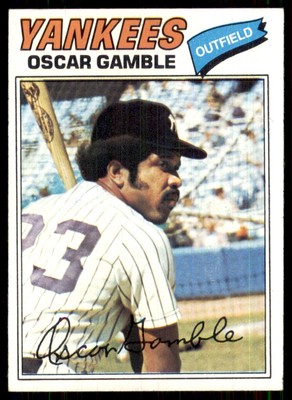 1977 Topps #505 Oscar Gamble New York Yankees