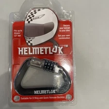 Motorcycle Helmet Lock & Extension Cable  Missing  T-Bar