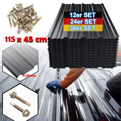 Trapezblech Verzinkt Rostresistent Profilblech Dachblech Wellblech Dachplatten