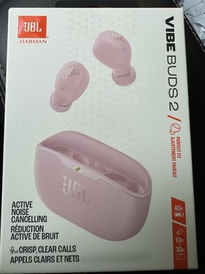 JBL vibe  buds 2 TWS True Wireless Bluetooth Noise Cancelling Earbuds Pink