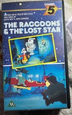 The Raccoons & the Lost Star VHS PAL U Colour (1986) Embassy Home Entertainment