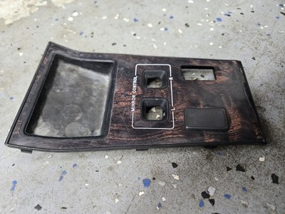 84-89 Nissan 300ZX Z31 OEM Center Console Switch Trim Bezel Wood