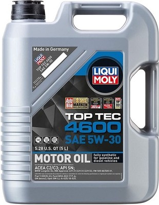 Liqui Moly Top Tec 4600 | Fully Synthetic SAE 5W30 Motor Oil | 5 Liter | SKU ...