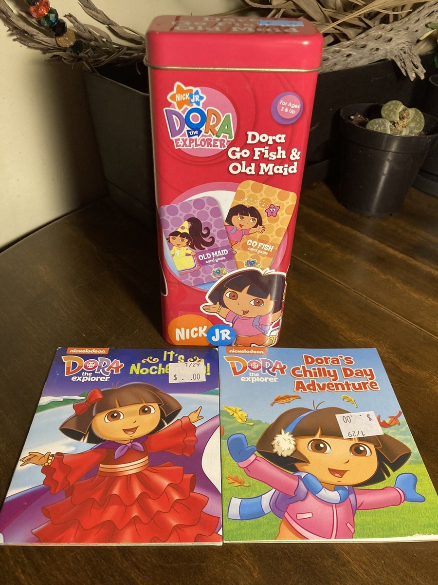 VTG Dora the Explorer Old Maid & Go Fish Card Game Set Collectible
