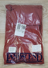 New Lands' End Women's Turtleneck Size Large Long Sleeve Cotton/Poly Dark Red