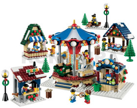 Lego 10235 Winter Village Market 1261pcs Sealed NEW FedEx Shipping