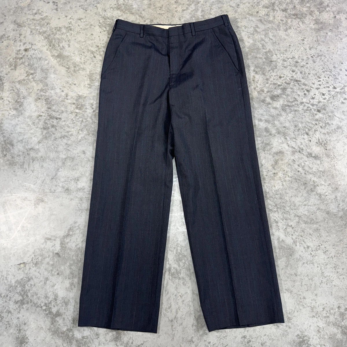 Dior HOMME 08SS Black Wool Slacks Dior Wool Pants for Men for sale