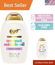 Natural Coconut Repair Conditioner for Dry, Frizzy Hair, 13 Fl Oz, Sulfate-Free 0.91 per gallon