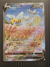 Pokémon Beedrill V Full Art Ultra Rare Holo 210 HP Astral Radiance 161/189 on eBay