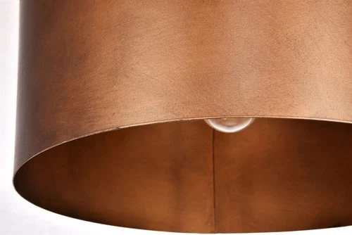 Living District Miro 1-Light Transitional Metal Pendant in Manual Brass - Picture 4 of 8