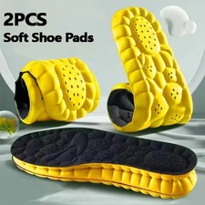 4D Orthopedic Shoe Insoles Shock Absorbing Cushion Sports Running Inserts