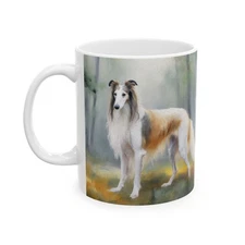 Borzoi - Russian Wolfhound Elegant Ceramic Mug