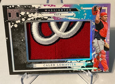 2025 Impeccable Jumbo Hat Patch Caleb Lomavita 5/6 - Washington Nationals