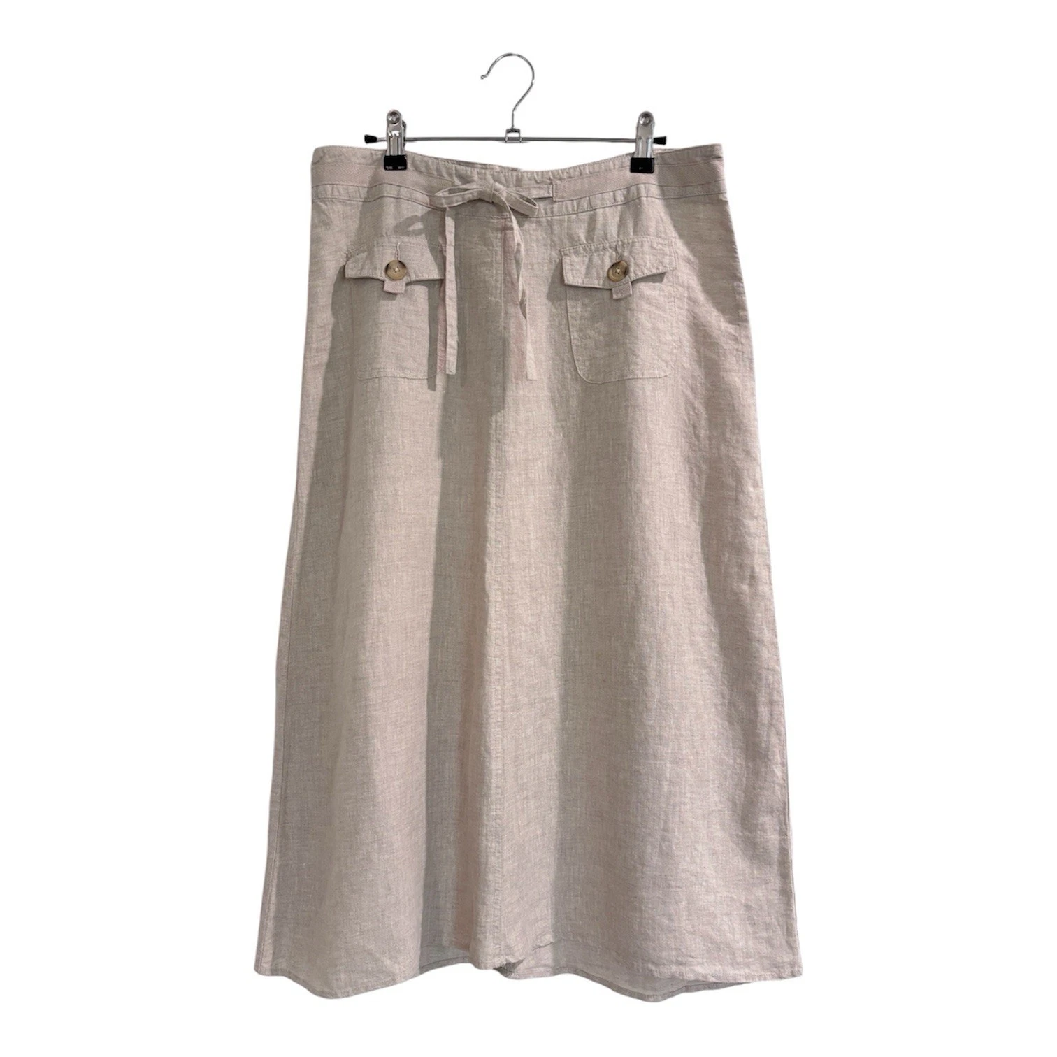 Cherokee 100% Linen Midi Skirt Pockets Cottagecore Beach Y2K Women’s Size 12
Opens in a new window o