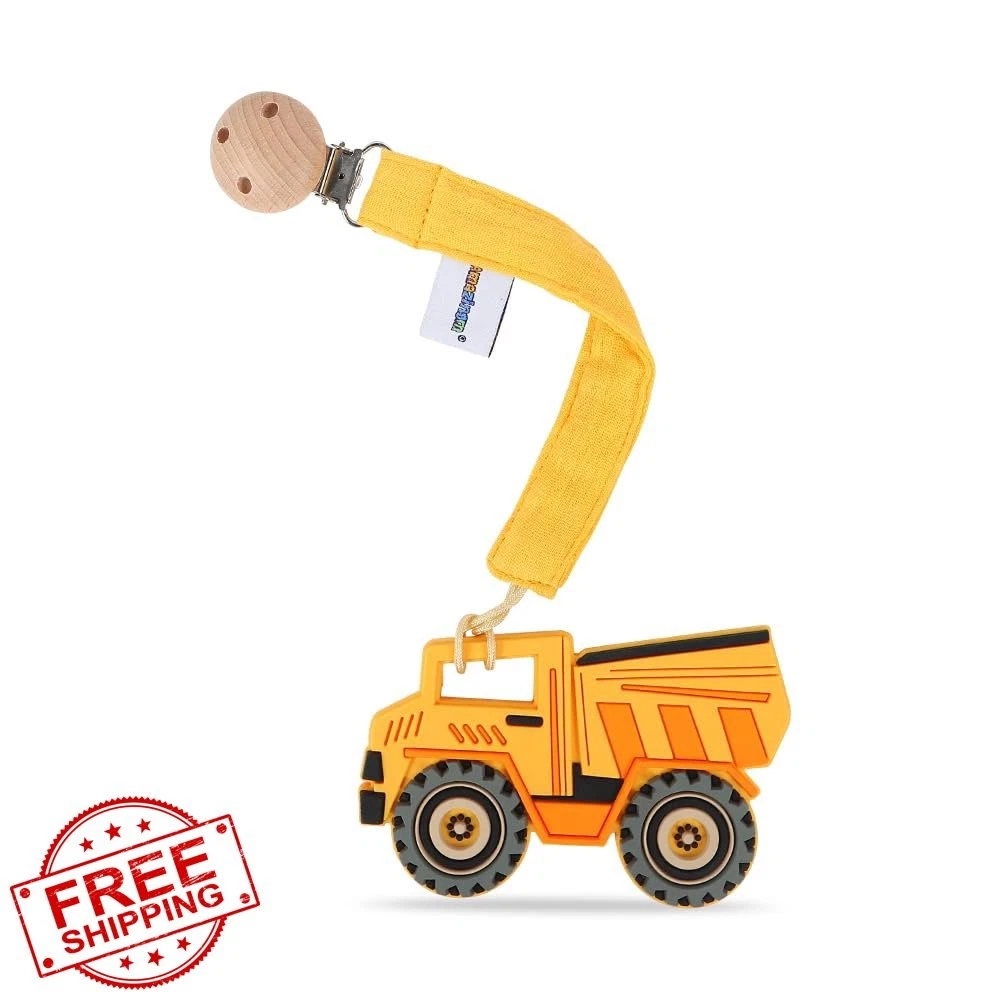 AmazingM Baby Vehicle Car Teether Dump Truck Yellow
Opens in a new window or tab