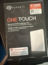Seagate OneTouch 1TB SSD External Drive Silver STKG1000401 SSD SSD new sealed