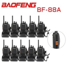 10 Pack Baofeng BF-88A Walkie Talkie 2 Two Way Radio Long Range Handheld FRS US