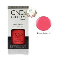 CND Shellac UV Gel Polish 0.25 oz NIB Beach Escape