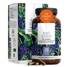Blutdruck OPC Komplex Traubenkern Extrakt 90 Kapseln hochdosiert Q10 NATURTREU®