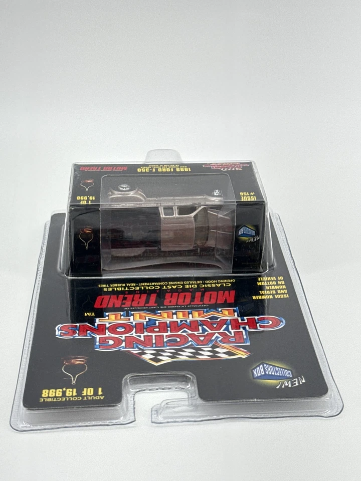 Camión fundido a presión Ford F-350 1999 Racing Champions Motor Trend 1:64 nuevo raro Foto 4 de 4