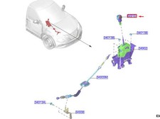 Nissan Juke F16 MK2 Schaltknauf 349106CA5E NEU ORIGINAL