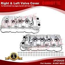 Right & Left Valve Cover for Ford 2015-2021 5.2L Ford 2011-2017 5.0L Engine