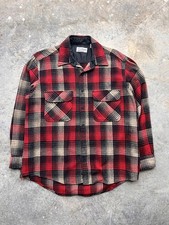 Vintage 80s Sears And Roebuck Wool Flannel Size Large