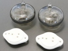 Tung Sol 368AS Vacuum Tubes with Socket 2-Pack Used Audio Valve Tubes