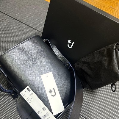 +J Uniqlo x Jil Sander Leather Shoulder Bag