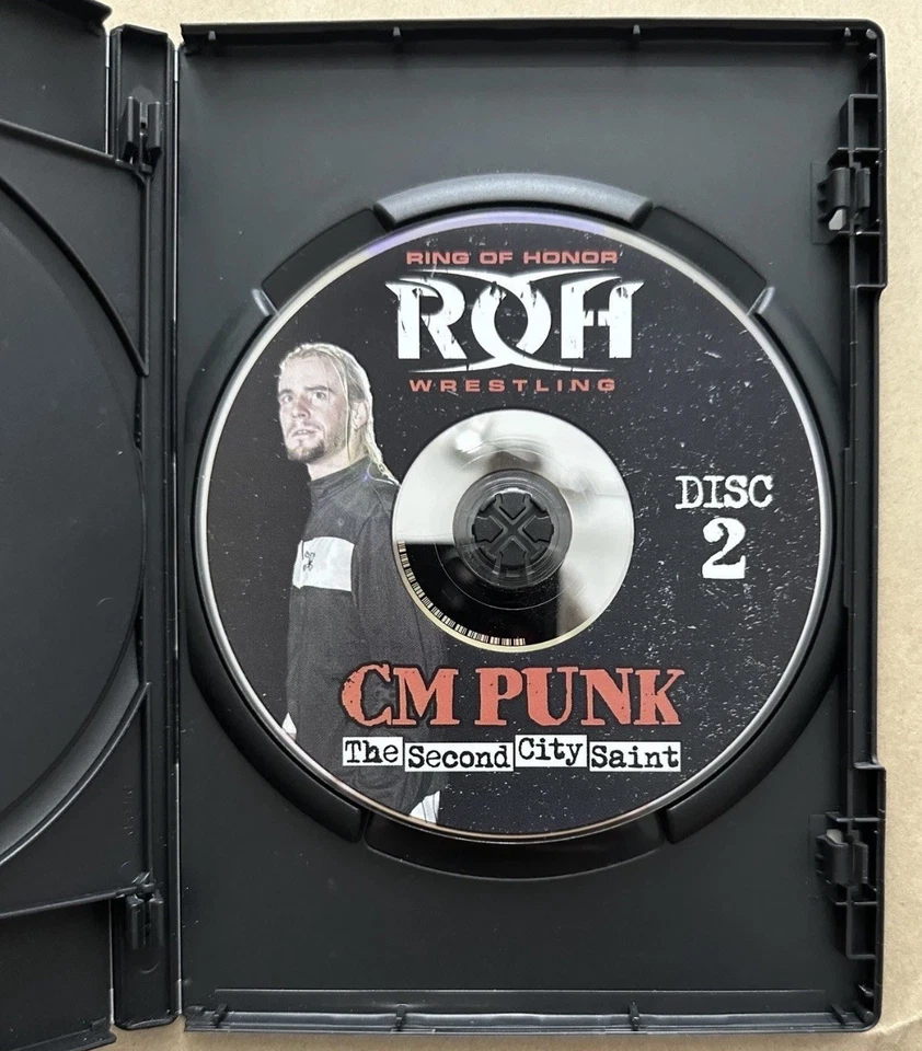 CM Punk Second City Saint DVD Ring of Honor Wrestling ROH AEW PWG NJPW WWE - Image 4 of 4