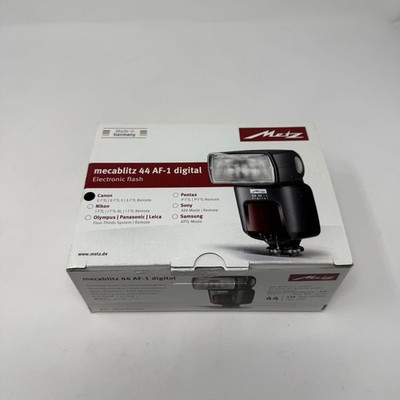 Metz Mecablitz 44 AF-1 Digital Flash for Canon (MB 44 AF-1 C) Complete w/ Box
