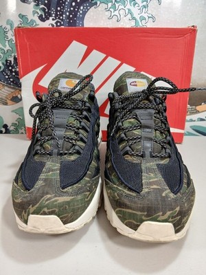 靴 Carhartt x Nike Air Max 95 Camo Green Nike Air Max 95 X Carhartt WIP 'Camo' Sz 12 AV3866-001 | eBay