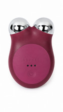 NuFACE Mini Facial Toning Device RED Includes Charger Tested