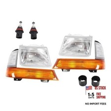 Driver Passenger Side Halogen Headlight Compatible with Ranger XL XLT EV 2