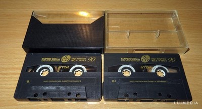 SAMMLER 2 x TDK  Super CDing SCD  Aufnahmemedium Cassette Kassette Tape MC (2-2)