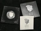 2023-S $1 Proof Peace Silver Dollar w/ Box, OGP &COA