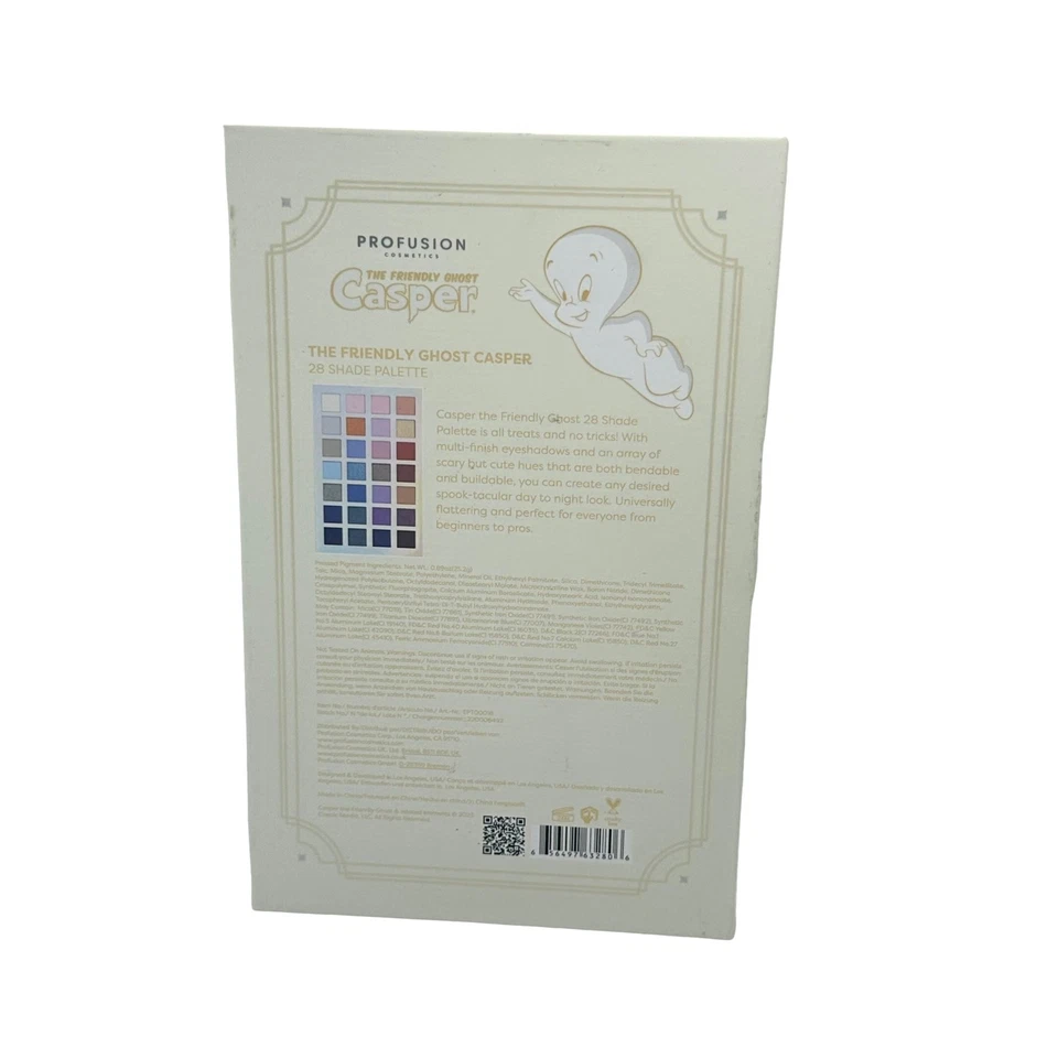 Profusion Cosmetic The Friendly Ghost Casper 28 Shade Eyeshadow Palette Make-Up - Image 3 of 3