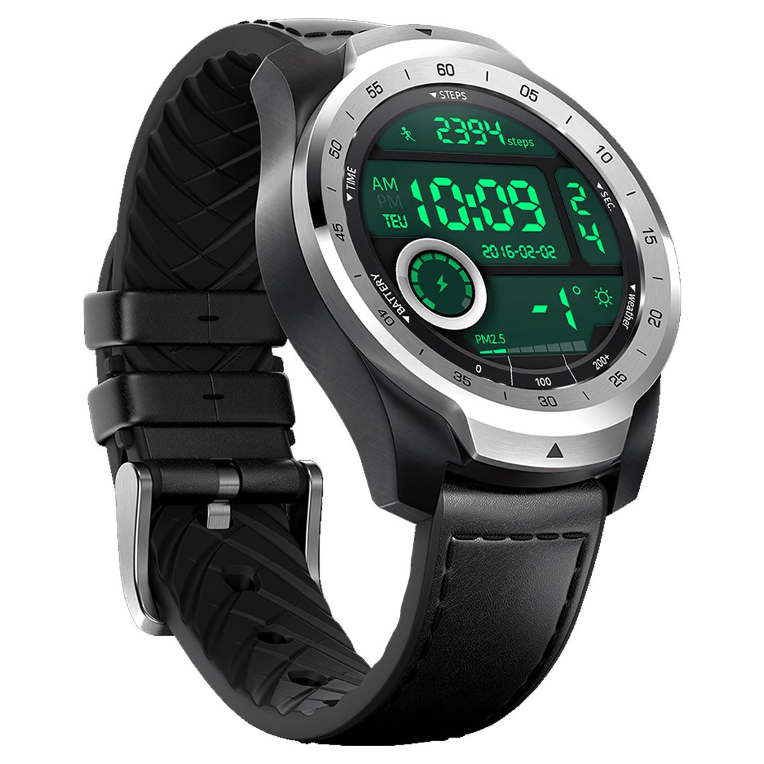 Smart Watches Ticwatch Pro Google Pay TicWatch Pro (G Pay, Wear OS